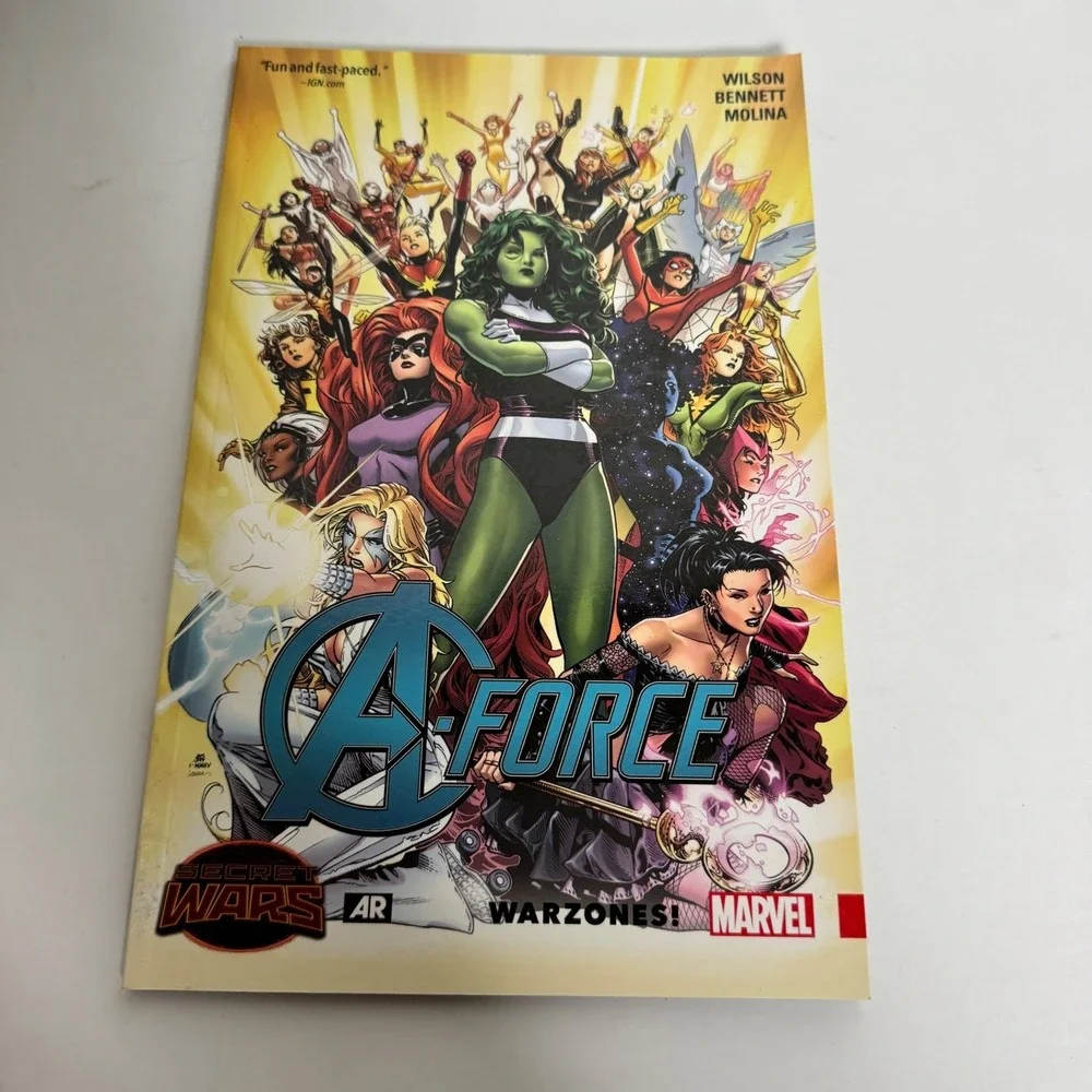 Marvel A-Force Secret Wars Trade Paperback‎ 2015 First Printing Comic Book